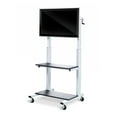thumbnail image 3 of Home Office Crank Adjustable Flat Panel Clcd Lcd Tv Cart - White, Black, 3 of 7