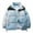 Light Blue, variant on Lenago Quilted Jackets For Men With High Collar No Hoods Winter Parka Jackets Fleece Lining Thermal Winter Fashion Outerwear Comfortable Cozy Outerwear Thicken Puffer Jackets