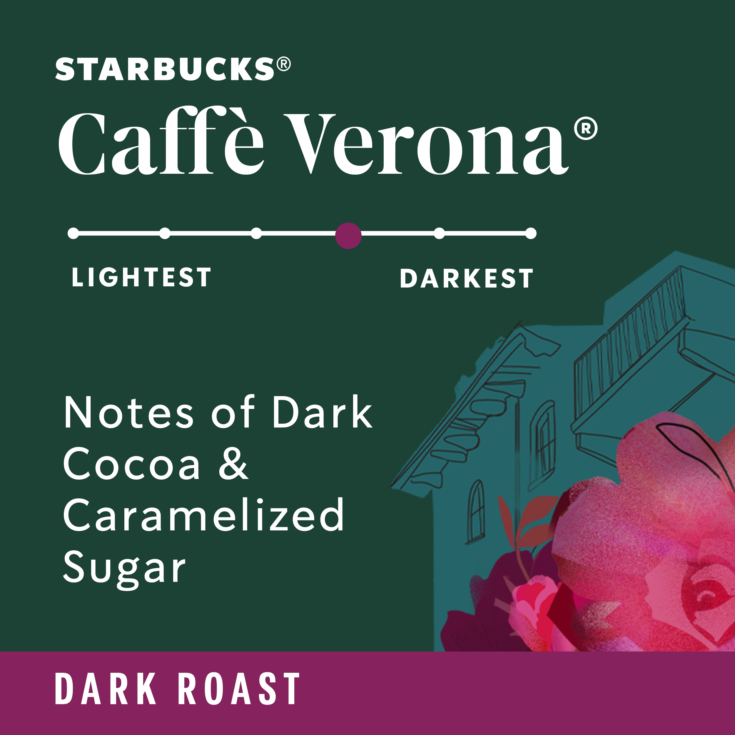 Starbucks Arabica Beans Caffè Verona, Dark Roast, Ground Coffee, 18 oz - image 3 of 8