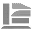 thumbnail image 1 of Compatible Con Aspiradoras Ecovacs Xiaomi Roborock Tira De Alféizar Gris, 1 of 5