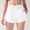 White, variant on Tsesme Women’s Sport Shorts with Zip Pockets Lightweight Quick Dry Workout Yoga Shorts Elastic High Waisted Loose Running Shorts,Black,XL