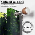 thumbnail image 6 of 2 Panels Outdoor Curtains for Patio Waterproof 54"x95" St. Patrick's Day Weatherproof Privacy Outsides Curtains, Country Spring Green Lucky Irish Leaves Grommet Thermal Drapes for Cabana Porch, 6 of 8