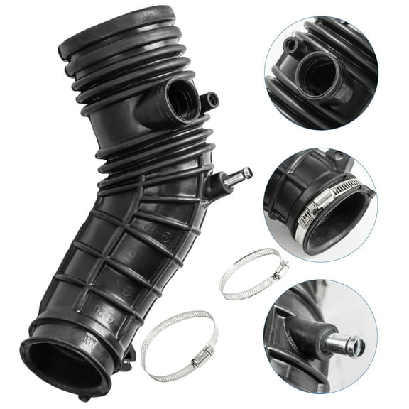 OEMASSIVE Car Engine Air Intake Tube Cleaner Hose for Honda Accord Two Clamps