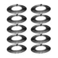 thumbnail image 2 of 10pcs Full Circular Stretch Comb Stretch Hair Comb Headbands Flexible Plastic Circle Combs, 2 of 9