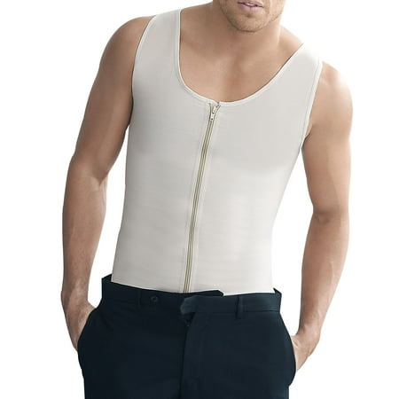 

2034 Latex Men Girdle Body Shaper Color Beige Size XL