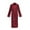 Red, variant on IYTR Men'S Winter Robe Flannel Robe Bathrobe Thickened Mens Coral Velvet Robe Long Home Clothes. Red M