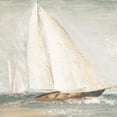 thumbnail image 2 of Pinto, Patricia 15x15 Gold Ornate Wood Framed with Double Matting Museum Art Print Titled - Neutral Cape Cod Sailboat I, 2 of 4