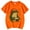 Orange, variant on WOYY Toddler Girls Frog T-Shirt Short Sleeve Graphic Tee Kids Casual T Shirt, Sizes 3-4T