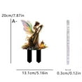 thumbnail image 3 of TIELUTT Halloween Garden Stakes 2D Flat Small Witch Girl/Pumpkin Man Decorative Stakes Outdoor Valentines Day Banners for Fireplace Organizer Containers Rabbit Cardigan for Girls Potting Tray Rabbit, 3 of 4