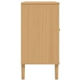 thumbnail image 5 of vidaXL Sideboard SENJA Rattan Look Brown 112x40x80cm Solid Wood Pine, 5 of 5