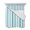 White Teal, variant on Quilts King Size Bedding Set, Teal Aqua Stripe Lightweight Quilted Comforter, Gradient Geometric White Vertical Striped Reversible Bedspread Coverlet with Pillow Covers for All Season, 96" x 106"