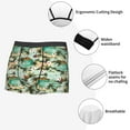 thumbnail image 3 of Yiaed Colorful Hawaii Palms Print Men's Soft Cotton Boxer Shorts Breathable Boxers Underwear Moisture-Wicking Underwear Stretch Boxer Briefs for Man-Large, 3 of 5