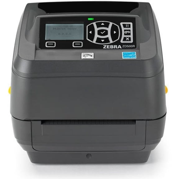 Restored Zebra ZD500R 4-Inch UHF RFID Thermal Transfer Label Printer 300 DPI USB Ethernet ZD50043-T012R1FZ