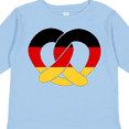 thumbnail image 4 of Inktastic German Flag in Pretzel Shape Boys or Girls Long Sleeve Toddler T-Shirt, 4 of 5