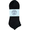 thumbnail image 4 of SOCKS'NBULK Mens Cotton No Show Socks, Soft Sports Socks In Bulk, King Size 10-13 (Black, 240), 4 of 6