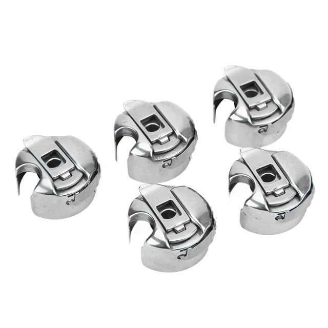 Bobinas Industriales Bling Bling Estuche de Bobina para Máquina de Coser 5 Piezas Acero Inoxidable