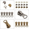 thumbnail image 4 of 90pcs Zipper Repair Kit Include 30pcs Replacement Zipper Slider with 30pcs Zipper Stoppers and 30 pairs U-shaped Zipper Plugs, 4 of 6