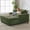 Green, variant on 60 Inch Oversized Upholstered Chaise Lounge, Modern Sleeper Sofa Bed with Armrests and Throw Pillows for Living Room Bedroom