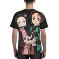 thumbnail image 3 of Demon Slayer T-Shirts 3d Printed Short Sleeve Tee Shirt For Men, 3 of 8