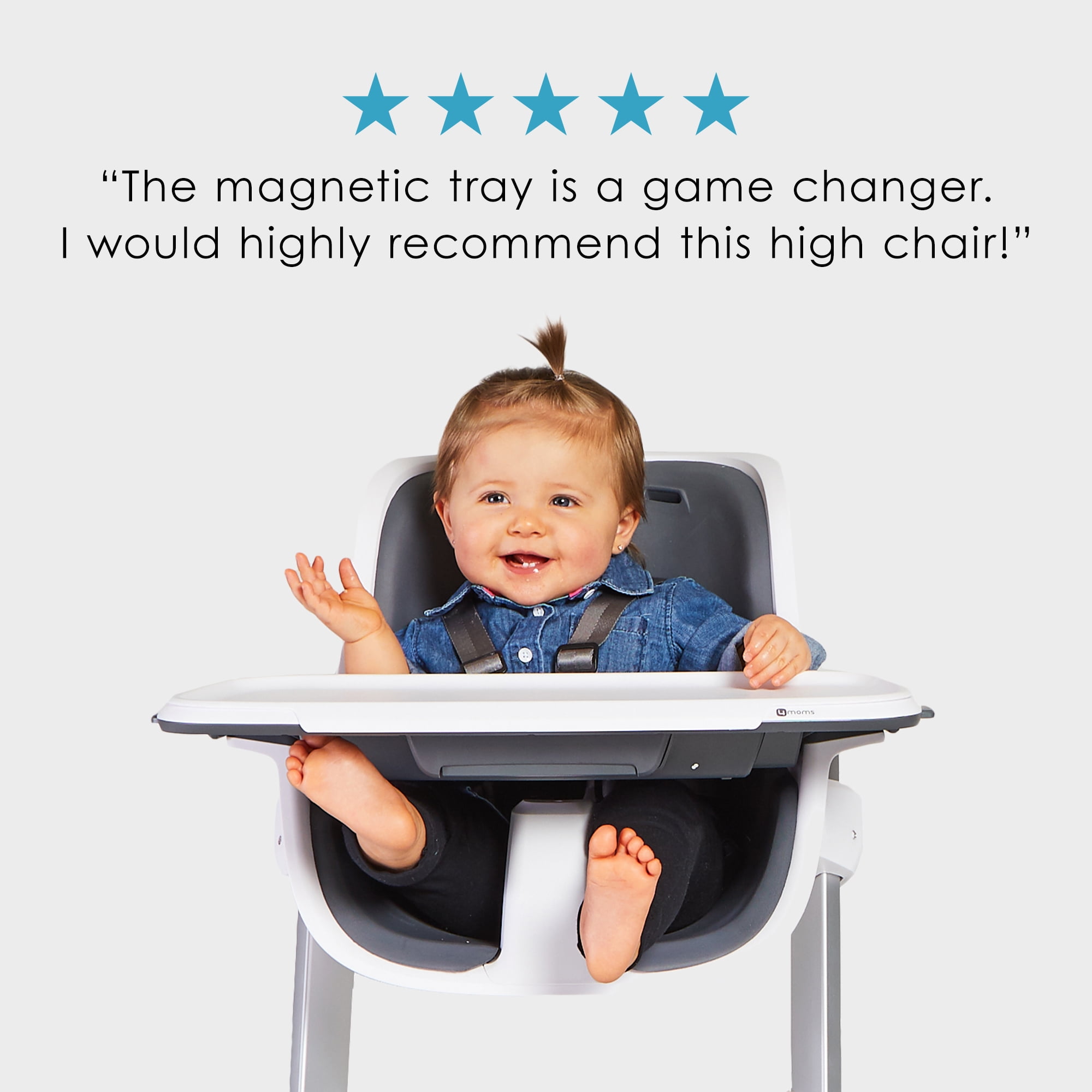 This magnetic high chair has some clever features, but it's