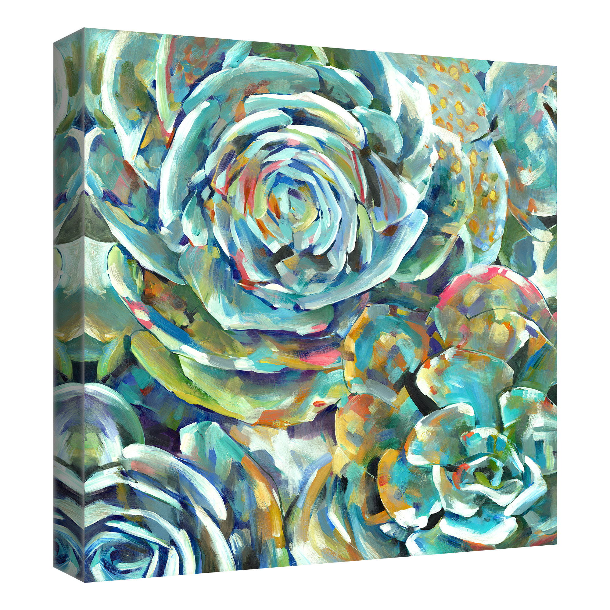 Desert Bloom Soft by Frank Parson Wrapped Canvas Painting Art Print
