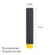 thumbnail image 1 of Toy gun soft bullet 100pcs 10 Colors Toy Gun Soft Refill Bullets Darts EVA Foam for Elite Series Black ANGGREK Otros, 1 of 5