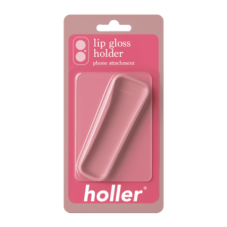 Holler Lip Gloss Holder Phone Attachment, Guava Colored, 1 Count