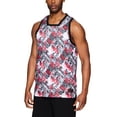 thumbnail image 2 of AND1 Men's and Big Men's Wraparound Basketball Tank Top, Sizes S-3XL, 2 of 4