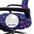 thumbnail image 5 of HELLHERO Butterfly Print Office Desk Chair Covers, Chair Covers for Computer Washable, Stretchable Office Chairs Cover Easy to Install, Home Decor, Purple, 5 of 7