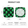 thumbnail image 5 of Uemuo Green Monster Pattern Waterproof Square Couch Cushion Covers, Magic Sofa Covers Washable, Stretch Sofa Seat Cushion Slipcovers-Four Pieces, 5 of 7