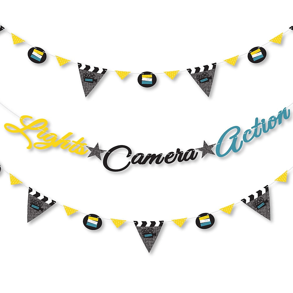 Movie Hollywood Party Letter Banner Decoration 36 Banner