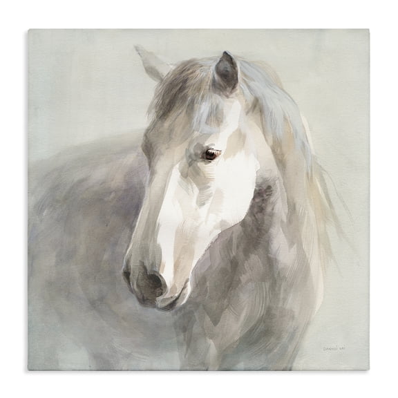 Stupell Industries Traditional White Horse Canvas Art, 30 x 30, by Danhui Nai