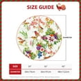 thumbnail image 4 of Bingfone Christmas Tree Skirt Mat Christmas Decoration Interior 36"-Wild Exotic Birds And Flowers, 4 of 8