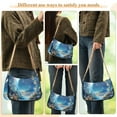 thumbnail image 4 of FORMRS Womens Shoulder Bag with Chain Strap Clutch Purse Cute Tote Handbag, Floral Moon, 4 of 7
