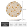 thumbnail image 2 of Salouo Squirrel Animal Pattern Bone China Decorative Plate,Holiday Decor Decorative Ceramic Plates with Stand Elegant Home DéCor for Hallway/Living Room/Bedroom-8in, 2 of 6