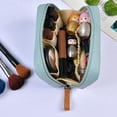 thumbnail image 6 of Simple Zipper Beauty Portable Cosmetic Bag Storage Case Travel Organizer Makeup Pouch BLACK, 6 of 8