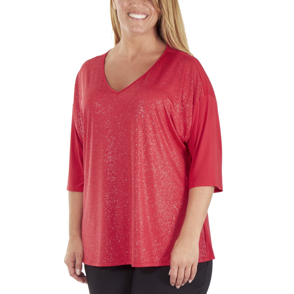 plus size sequin jersey
