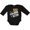 AB-Black, variant on Inktastic I Love my Cousin with Autism Boys or Girls Long Sleeve Baby Bodysuit