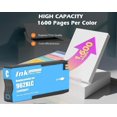 thumbnail image 3 of Cartucho de tinta cian Meinttsemm 962XL para HP OfficeJet, 3 of 8