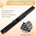 thumbnail image 5 of Black Triangle Folding Angle Bracket, Adjustable Wall Shelves,Mounted Table Shelves,Home Hardware,12 Inch,2Pcs, 5 of 6