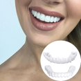 thumbnail image 1 of Smile Couverture pour Fausses Dents Dentaires Facettes Smile Parfaites Ajustement Confortable Flex Dents de Dentier, 1 of 5