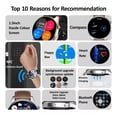 thumbnail image 5 of Reloj Smartwatch Fralugio Hk4 Hero Sport Dorado, 5 of 5