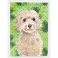 thumbnail image 1 of Carolines Treasures BB9550CHF Champagne Cockapoo St. Patricks Canvas House Flag, 1 of 4
