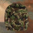 thumbnail image 5 of Men's Fashion Casual Half Zip Camouflage Sweatshirt, Loose Fit Long Sleeve Hoodie, Military Style Streetwear for Outdoor, Christmas, Fall Winter, Hiking and Camp,Dark Gray,5XL, 5 of 6
