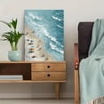 thumbnail image 5 of Impressionist Beach Scene Canvas Print, Wall Art for Living Room, Bedroom, Office, Dining Room, Hallway, 5 of 8