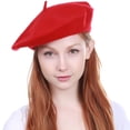 thumbnail image 2 of New Women's Warm 100% Wool Fashion French Berets Tam Beanie Slouch Hat Cap, 2 of 2
