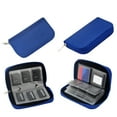 thumbnail image 3 of Trayknick Étui de Rangement pour Cartes Mémoire Micro SD 22 Emplacements avec Fermeture Éclair Protecteur Portefeuille, 3 of 13