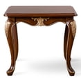 thumbnail image 3 of Furniture of America Boyd Wood End Table with Cabriole Legs in Brown, 3 of 12