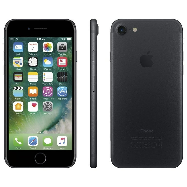 Restored Apple iPhone 7 128GB 4G LTE/GSM AT&T Locked, Matte Restored Apple iPhone 7 128GB 4G LTE/GSM AT&T Locked, Matte