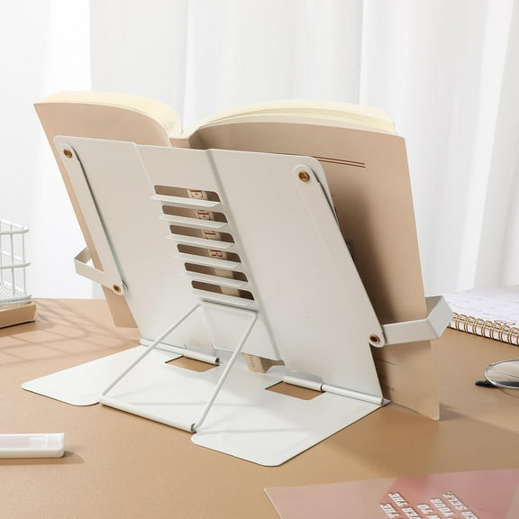 FRCOLOR Adjustable Book Stand for Reading 1 Set Book Holder Laptop Stand Cookbook Stand Textbook Stand Book Accessories